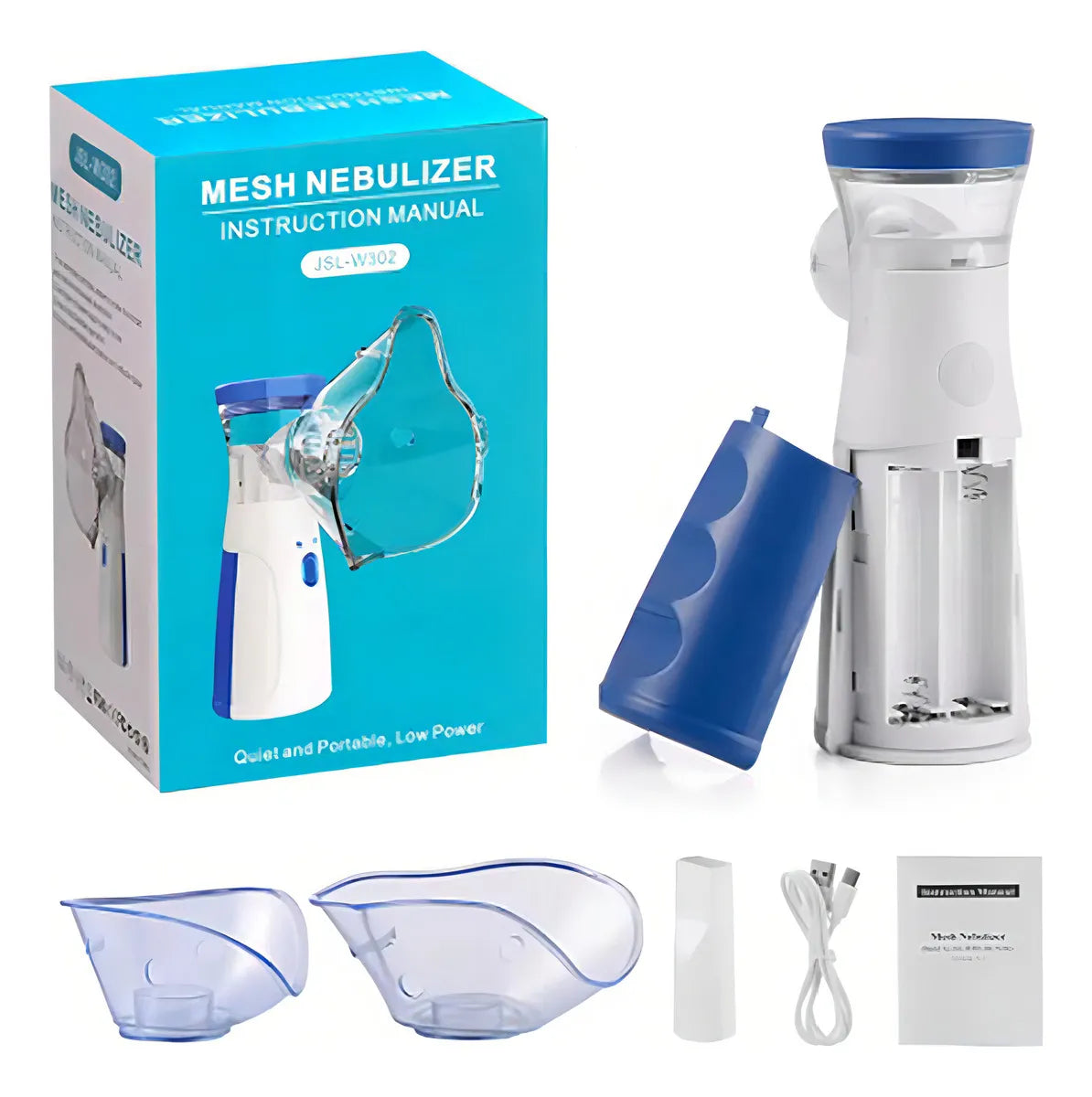 Nebulizador Portatil Niños Y Adultos Mesh Vaporizador