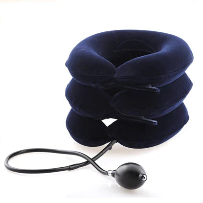 Estirador de cuello para aliviar el dolor